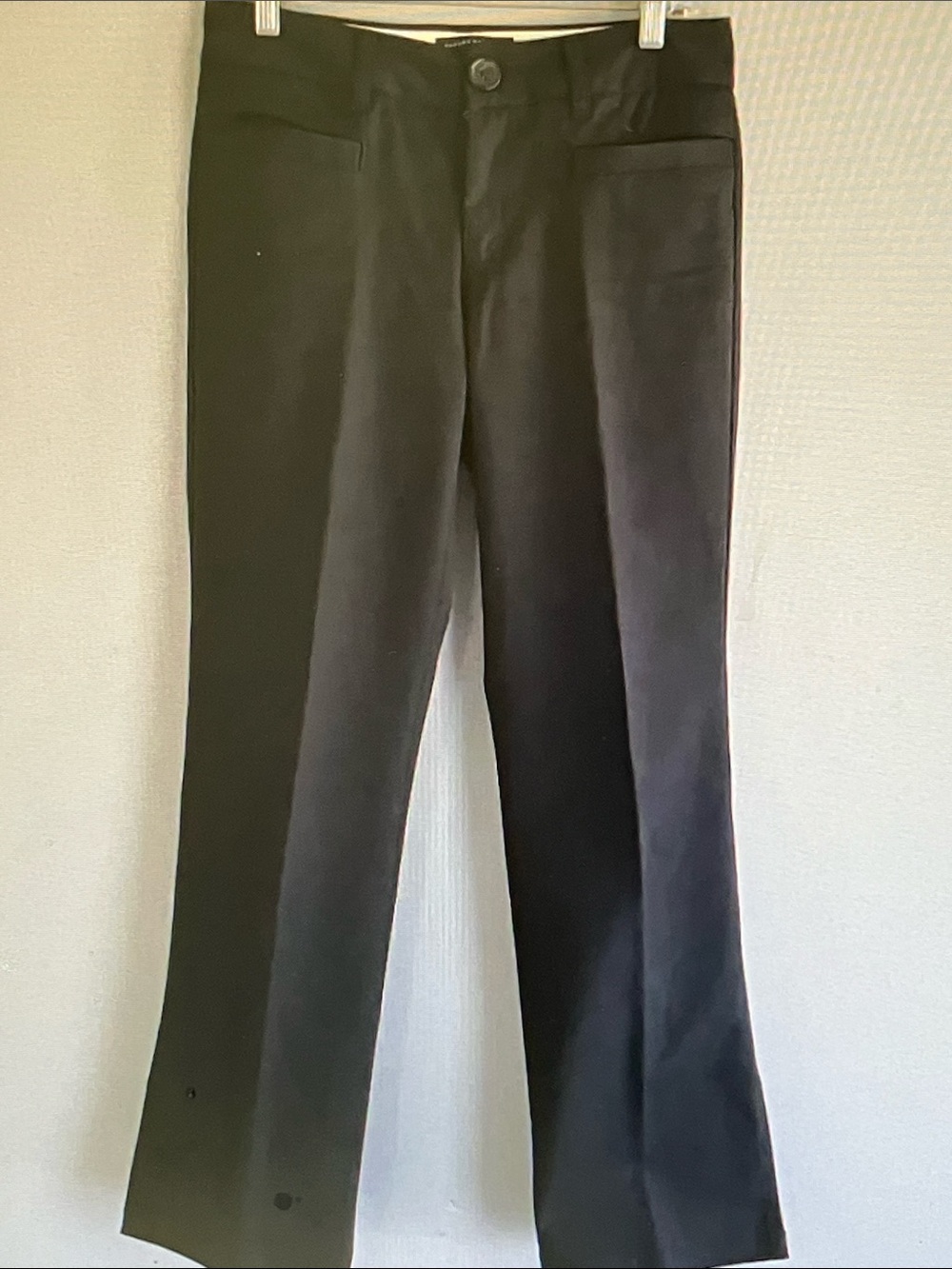Banana Republic Black Straight-Leg Trousers